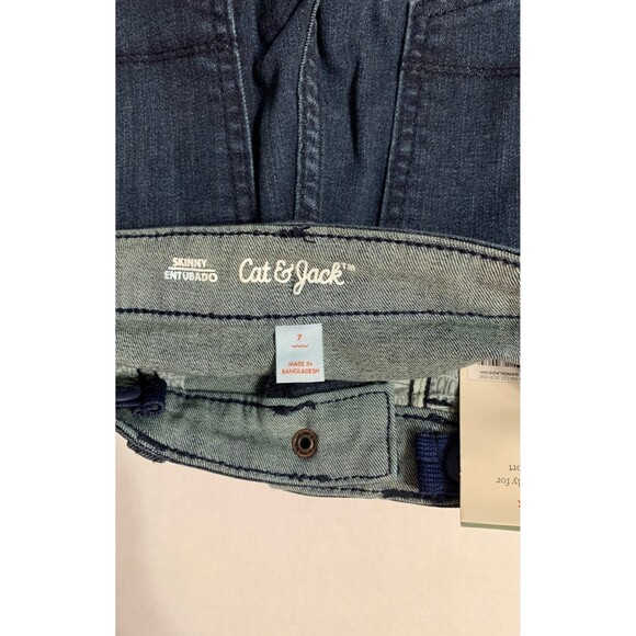 Cat & Jack boys skinny jeans  Size 7 New - Picture 6 of 7